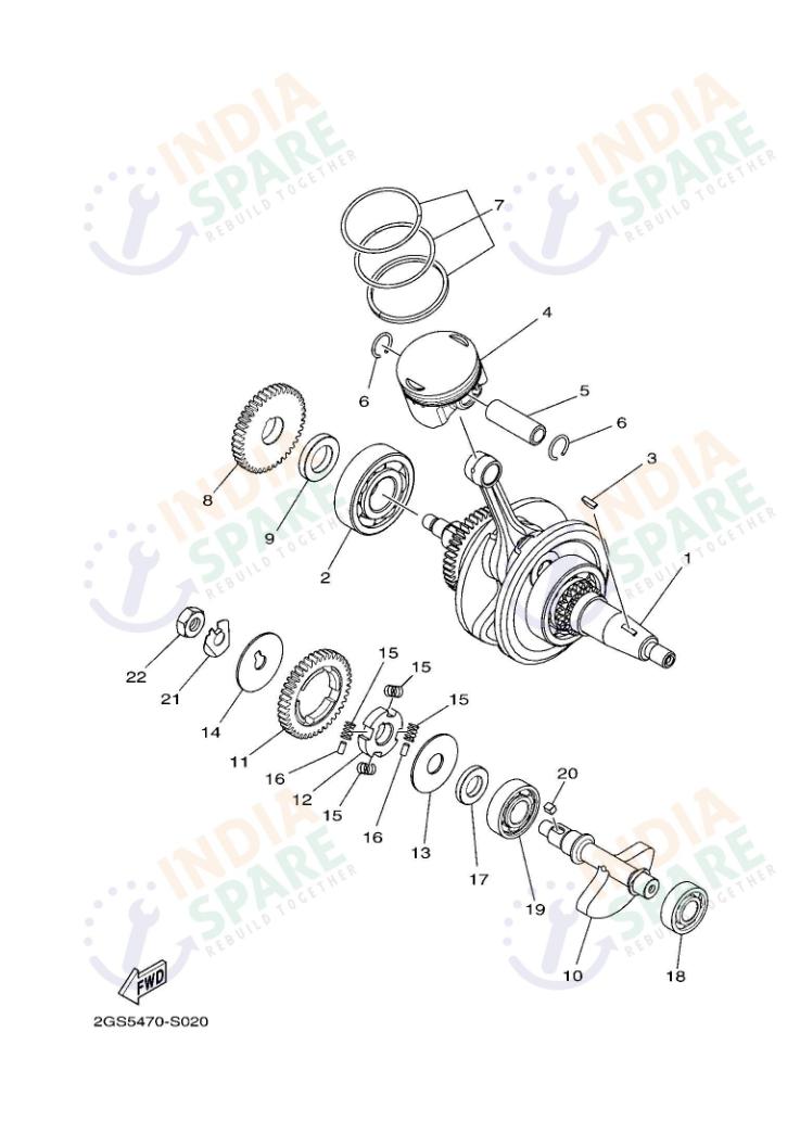 CRANKSHAFT & PISTON